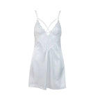 Chemise de nuit sexy en dentelle transparente
