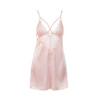 Chemise de nuit sexy en dentelle transparente