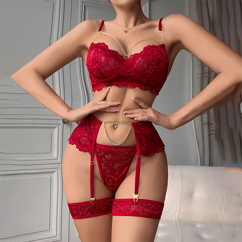 Combinaison en perspective – Rouge